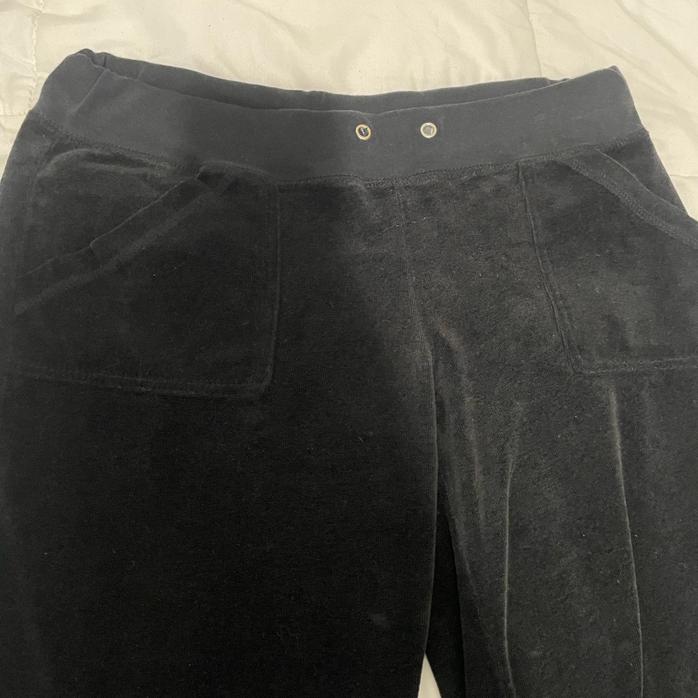 Black Velour Pants